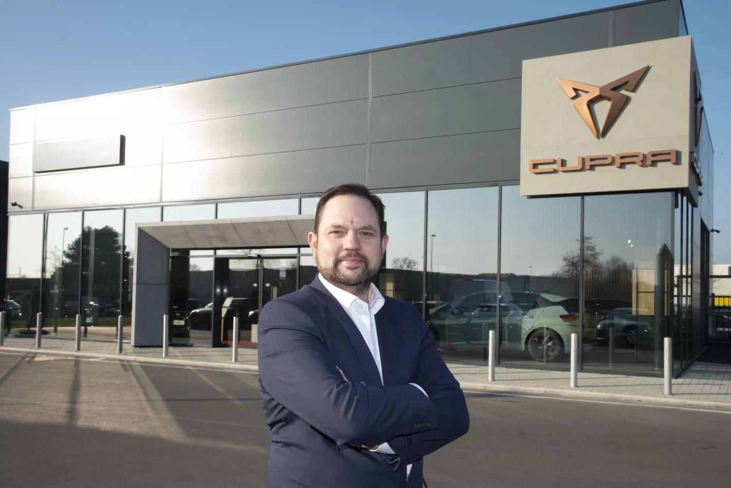 Nico Raes Cupra Showroom Brugge