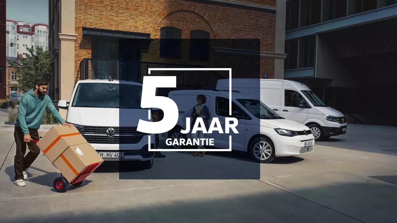 5 jaar garantie